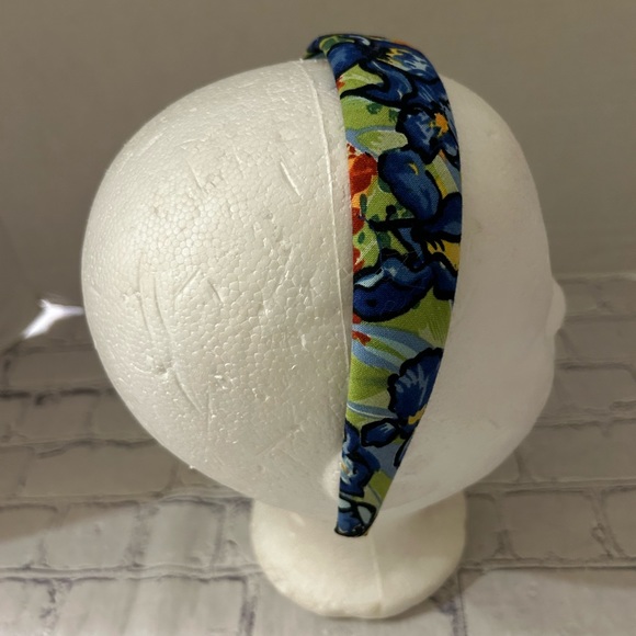 SWEATY BANDS ANIMAL PRINT AND UNBRANDED BLUE/GREEN FLORAL HEADBANDS - Picture 3 of 8